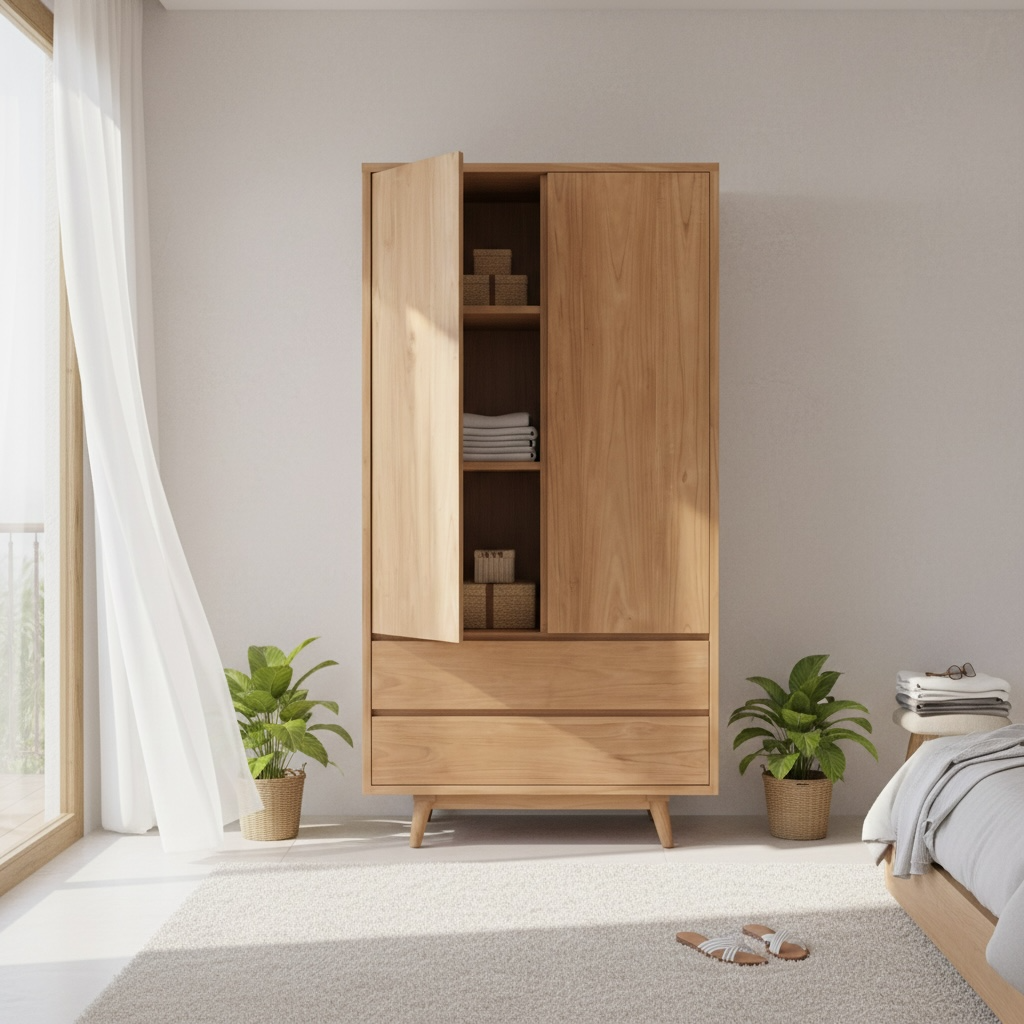 Dressing ou armoire en teck 17 – Décors & Bois Guadeloupe