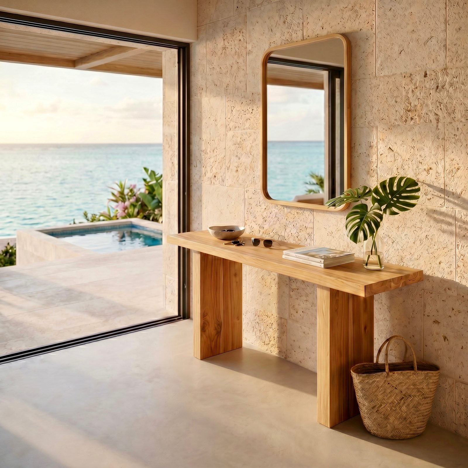 Console en teck 3 – Décors & Bois Guadeloupe