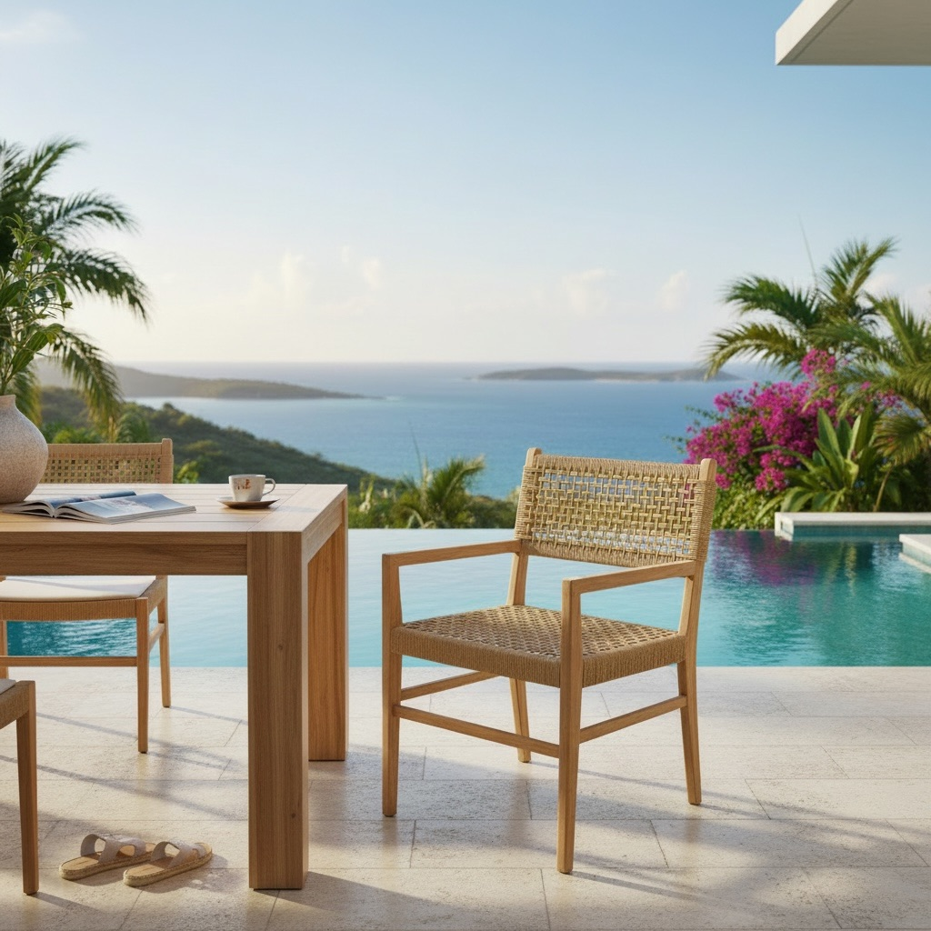 Chaise en teck 3 – Décors & Bois Guadeloupe