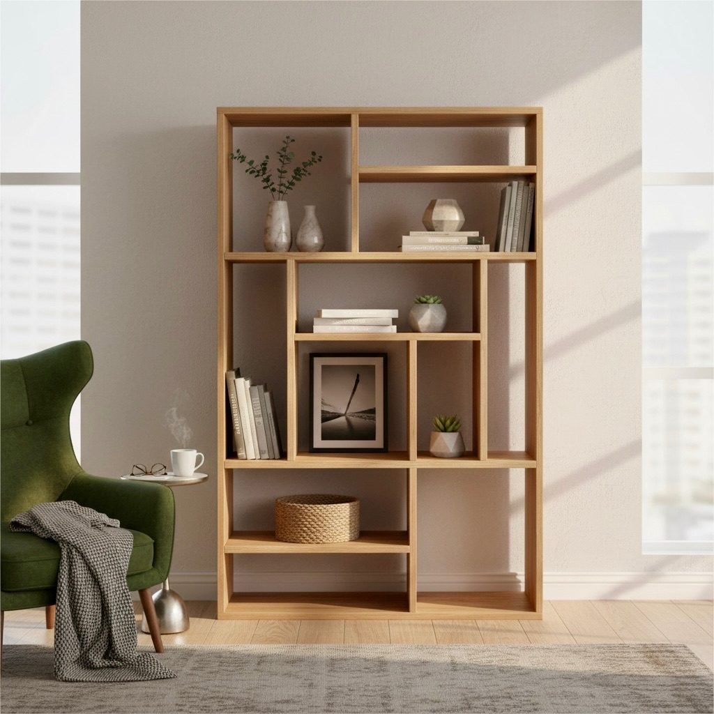Bibliothèque en teck 16 – Décors & Bois Guadeloupe
