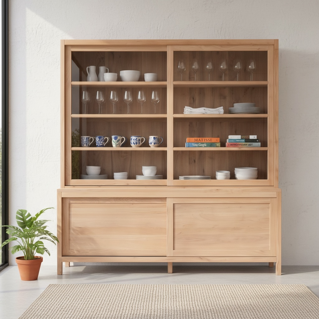 Vaisselier en teck 12 – Décors & Bois Guadeloupe