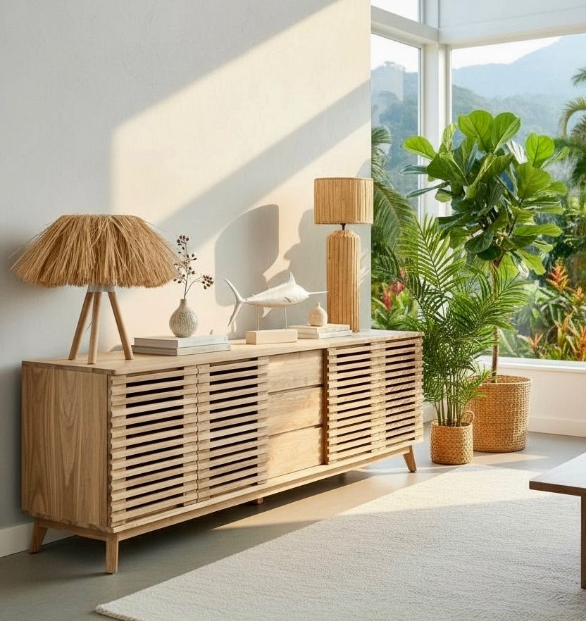 Buffet en teck 32 – Décors & Bois Guadeloupe