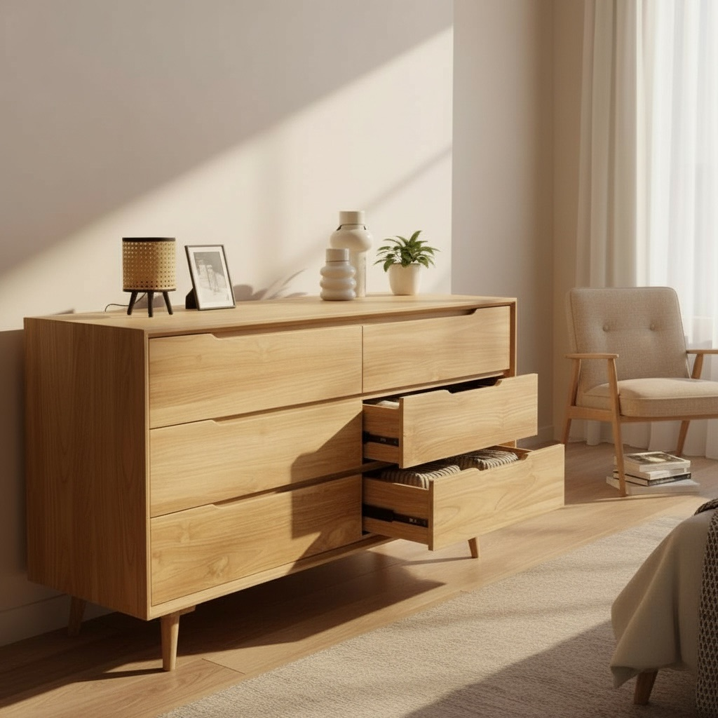 Commode en teck 19 – Décors & Bois Guadeloupe