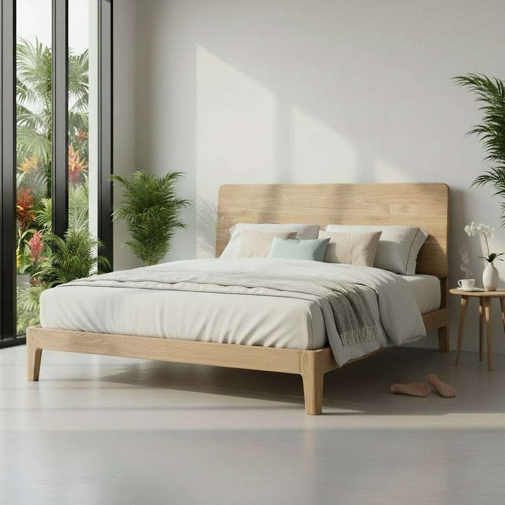 Lit en teck 28 – Décors & Bois Guadeloupe