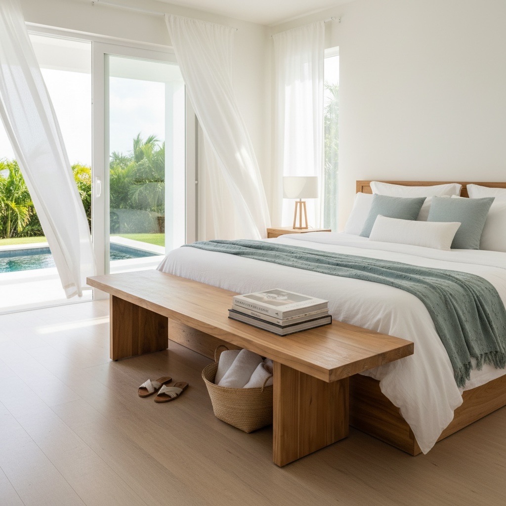 Banc en teck d'exception 7 – mobilier d'extérieur Décors & Bois Guadeloupe