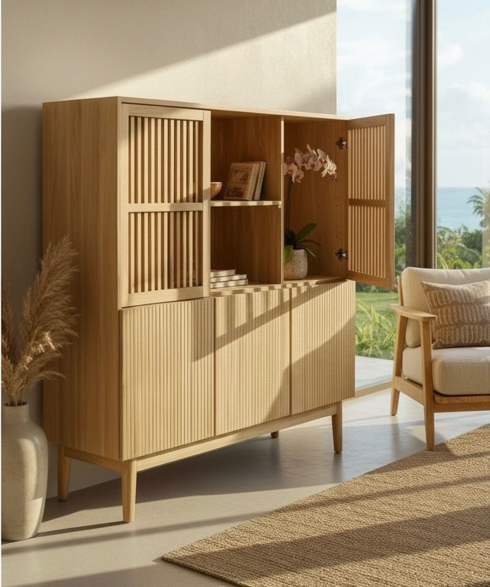 Vaisselier en teck 10 – Décors & Bois Guadeloupe