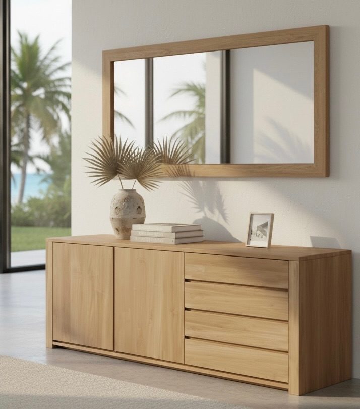 Buffet en teck 4 – Décors & Bois Guadeloupe