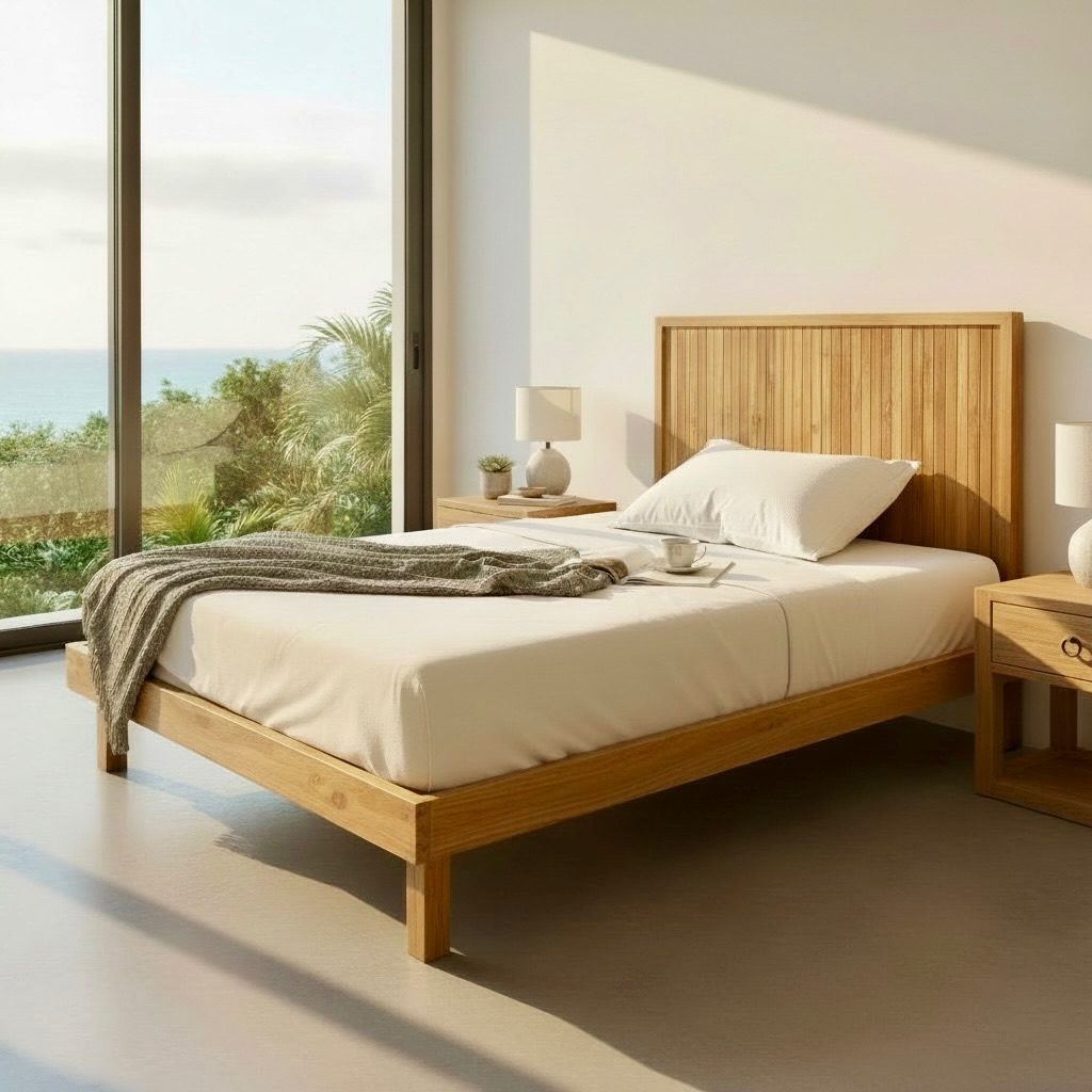 Lit en teck 14 – Décors & Bois Guadeloupe