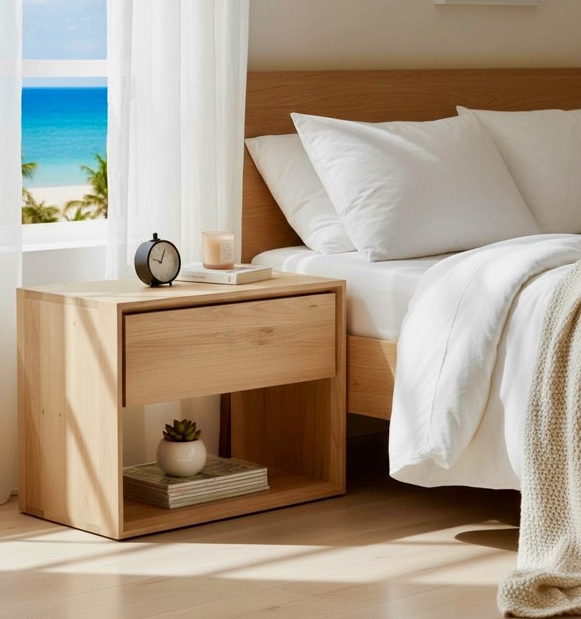 Table de chevet en teck 8 – Décors & Bois Guadeloupe