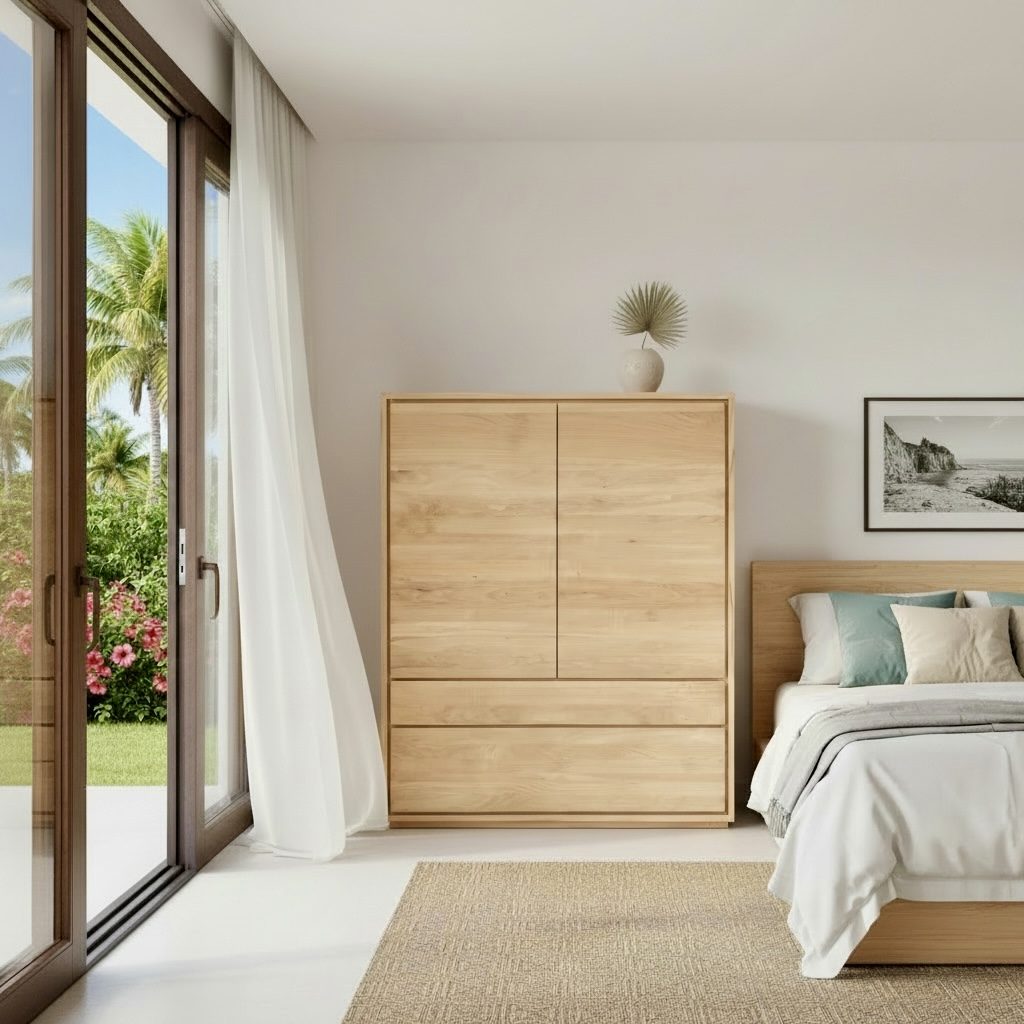 Dressing ou armoire en teck 16 – Décors & Bois Guadeloupe