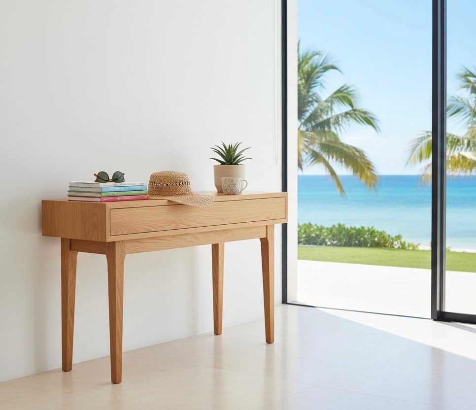 Console en teck 5 – Décors & Bois Guadeloupe