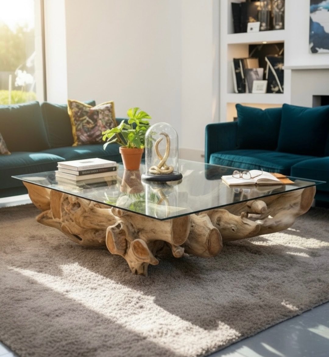 Table basse en teck 18 – Décors & Bois Guadeloupe