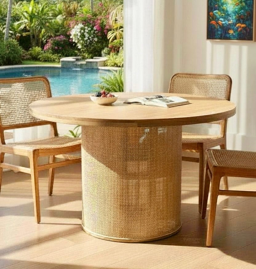 Table de salle à manger en teck 17 – Décors & Bois Guadeloupe