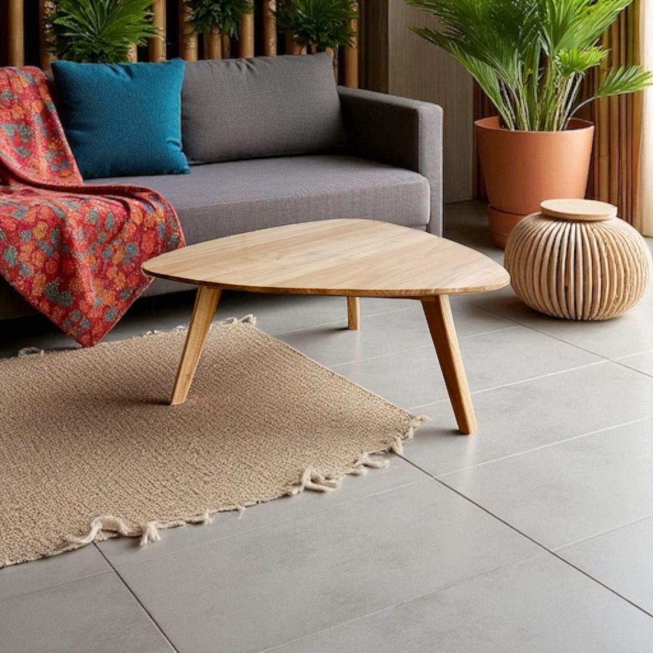 Table basse en teck 20 – Décors & Bois Guadeloupe