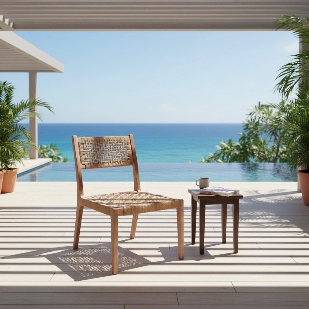 Chaise en teck 1 – Décors & Bois Guadeloupe