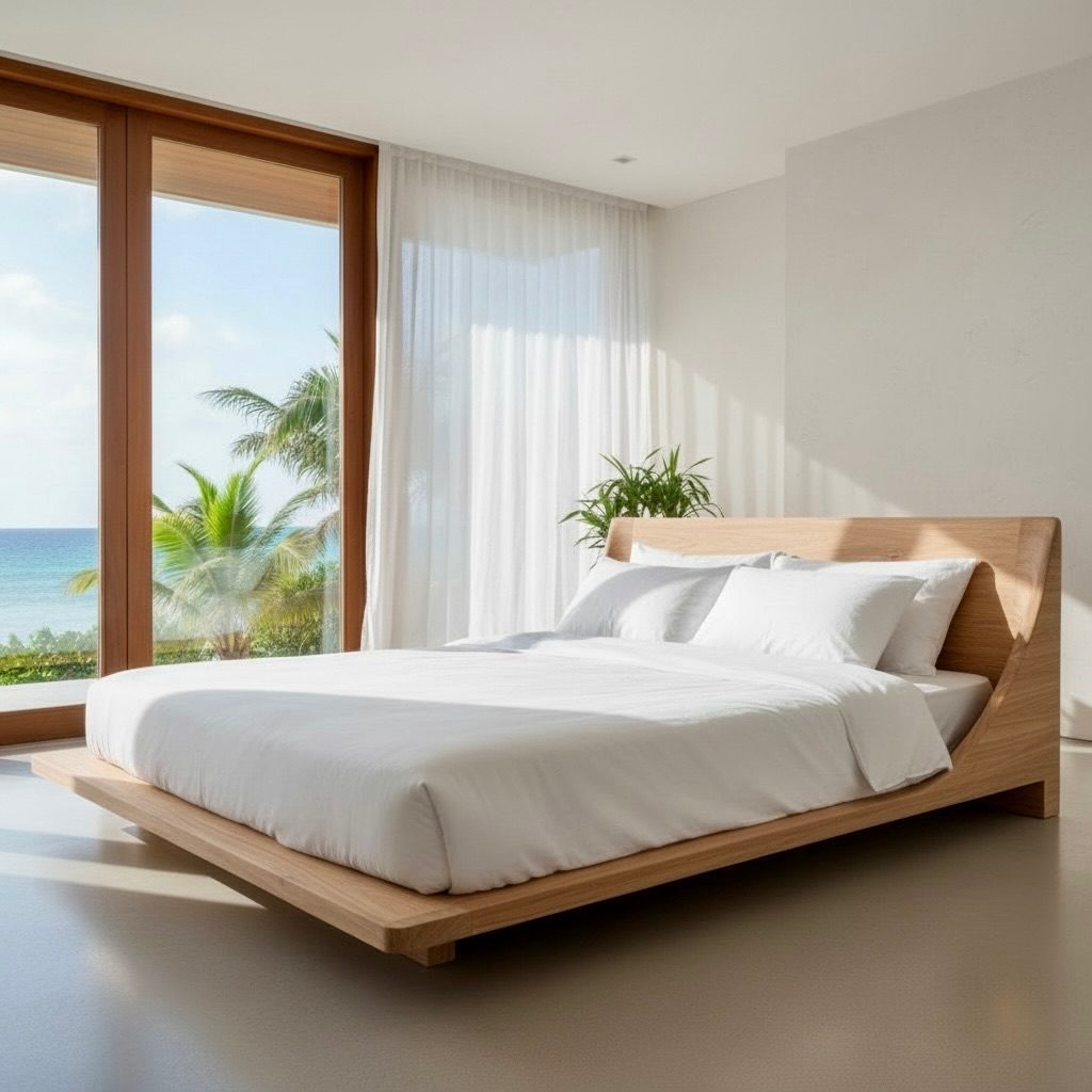 Lit en teck 19 – Décors & Bois Guadeloupe