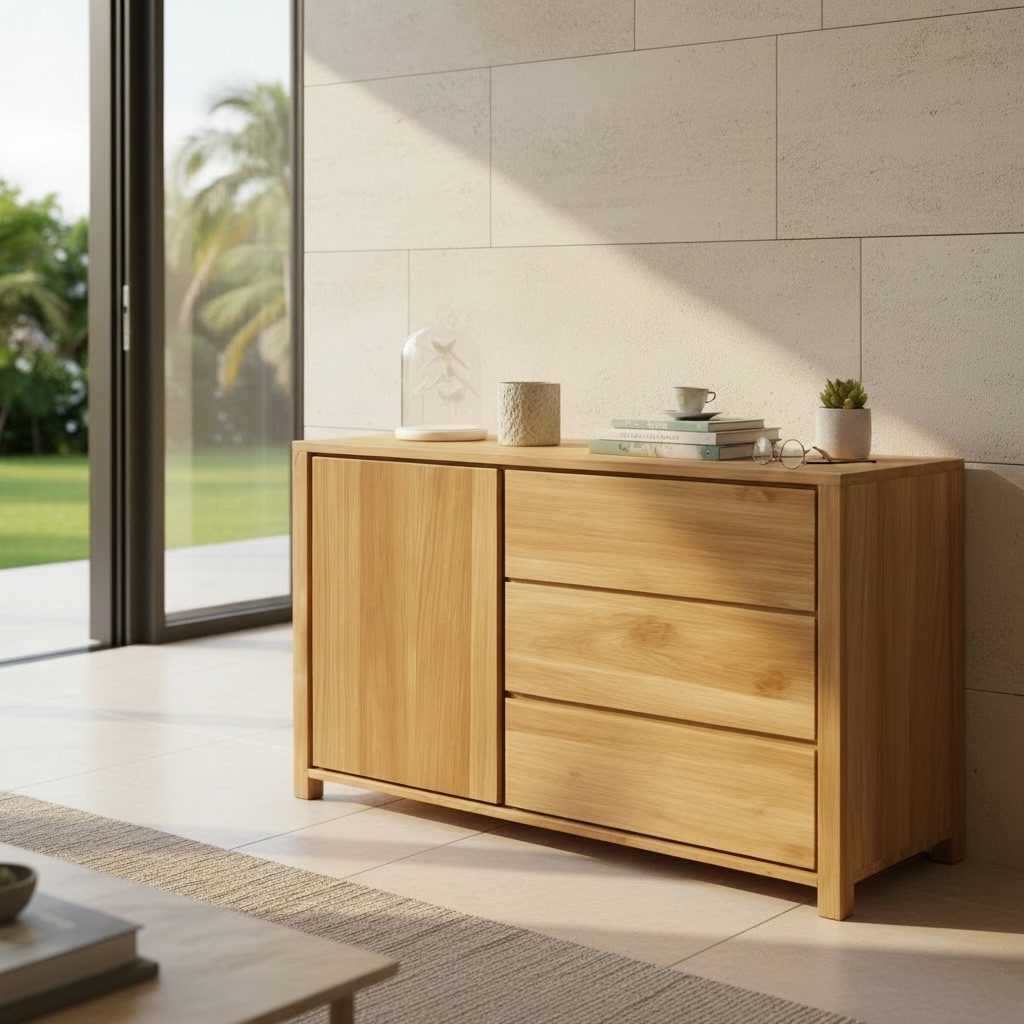 Buffet en teck 14 – Décors & Bois Guadeloupe