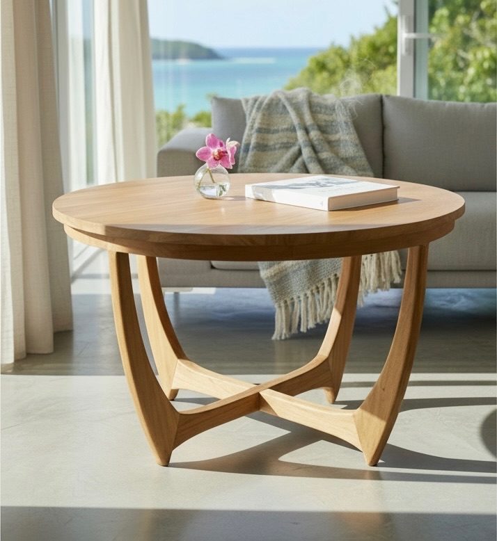 Table basse en teck 13 – Décors & Bois Guadeloupe