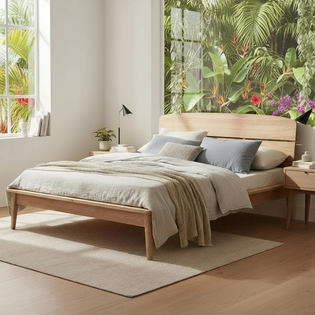 Lit en teck 22 – Décors & Bois Guadeloupe