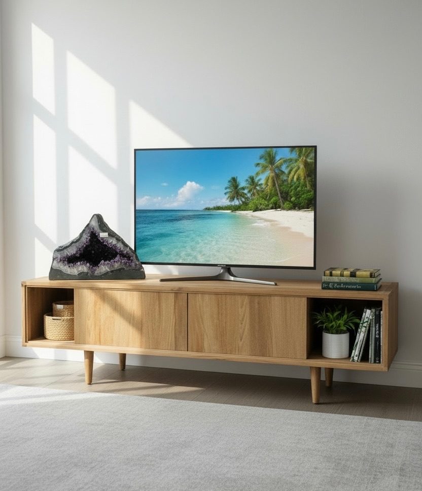 Meuble TV en teck 19 – Décors & Bois Guadeloupe
