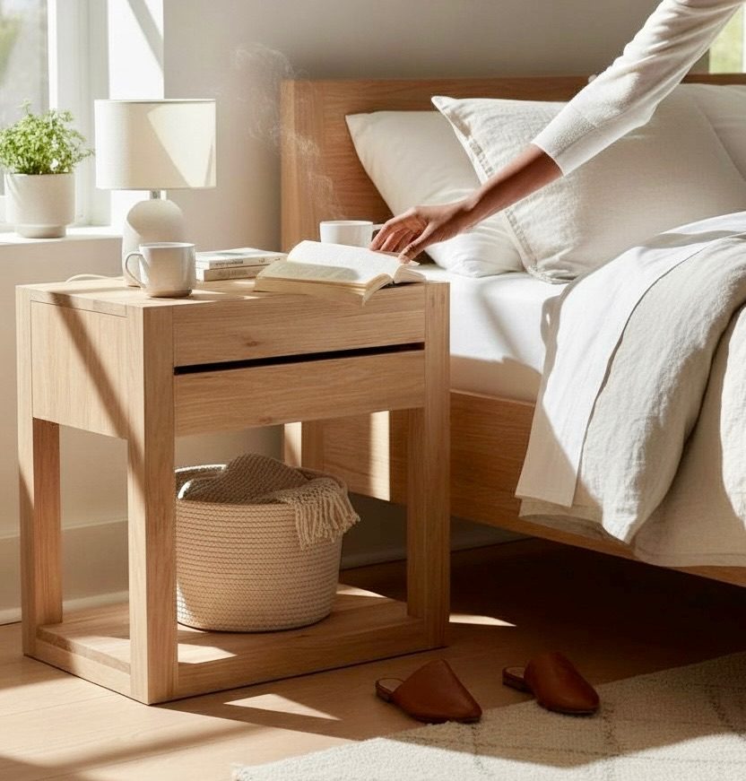 Table de chevet en teck 9 – Décors & Bois Guadeloupe
