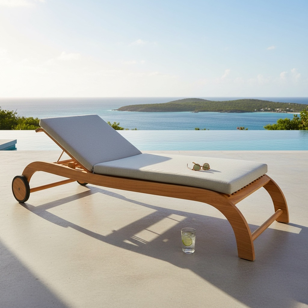 Transat en teck 5 – Décors & Bois Guadeloupe