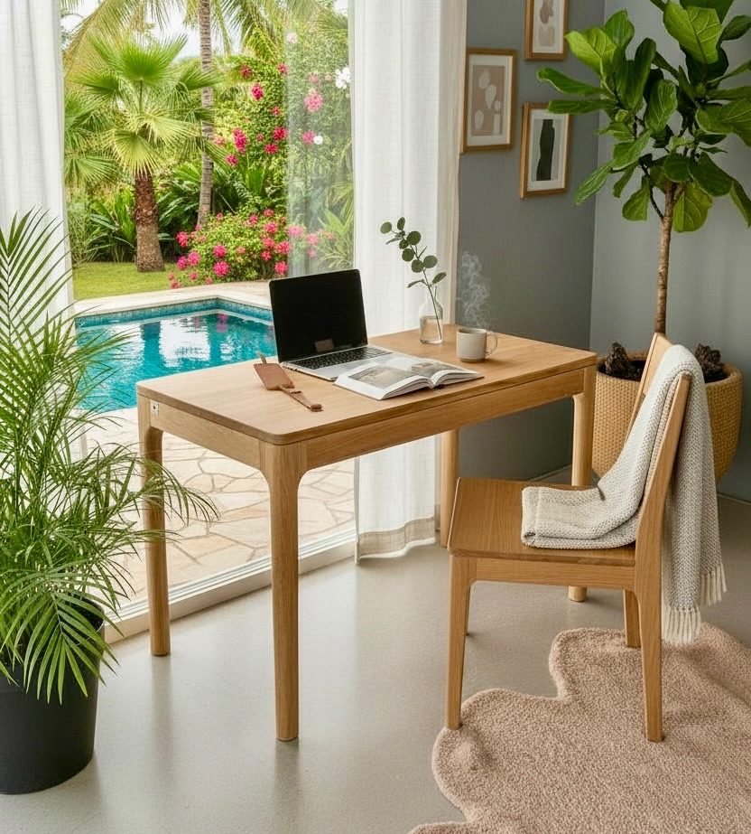 Bureau en teck 14 – Décors & Bois Guadeloupe