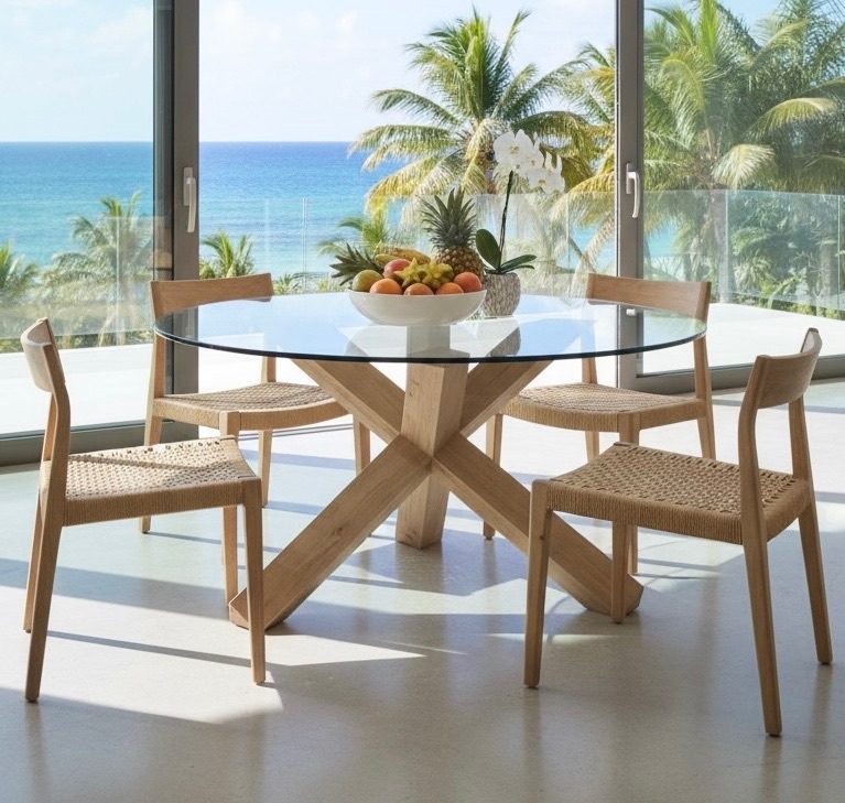 Table de salle à manger en teck 9 – Décors & Bois Guadeloupe
