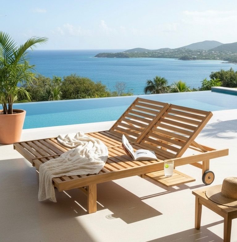 Transat en teck 7 – Décors & Bois Guadeloupe