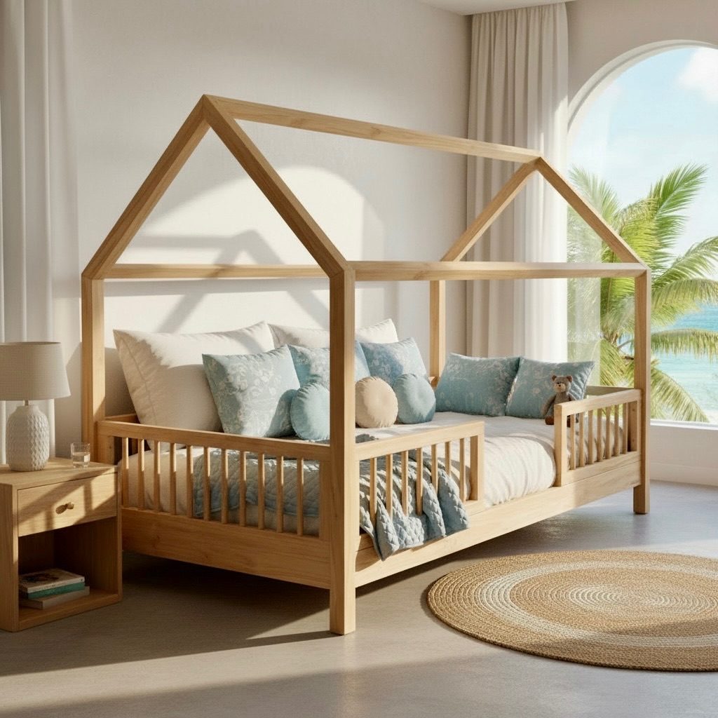 Lit en teck 32 – Décors & Bois Guadeloupe