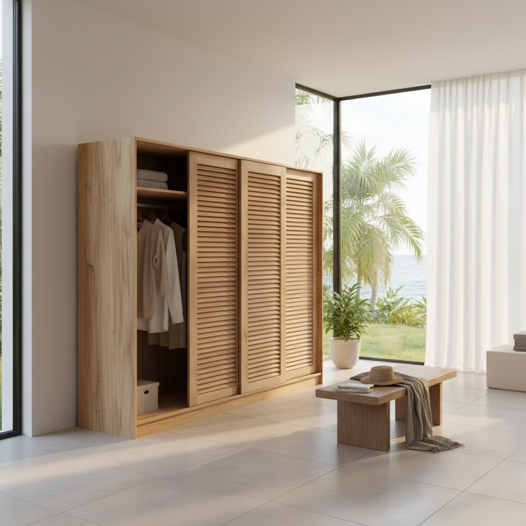 Dressing ou armoire en teck 5 – Décors & Bois Guadeloupe