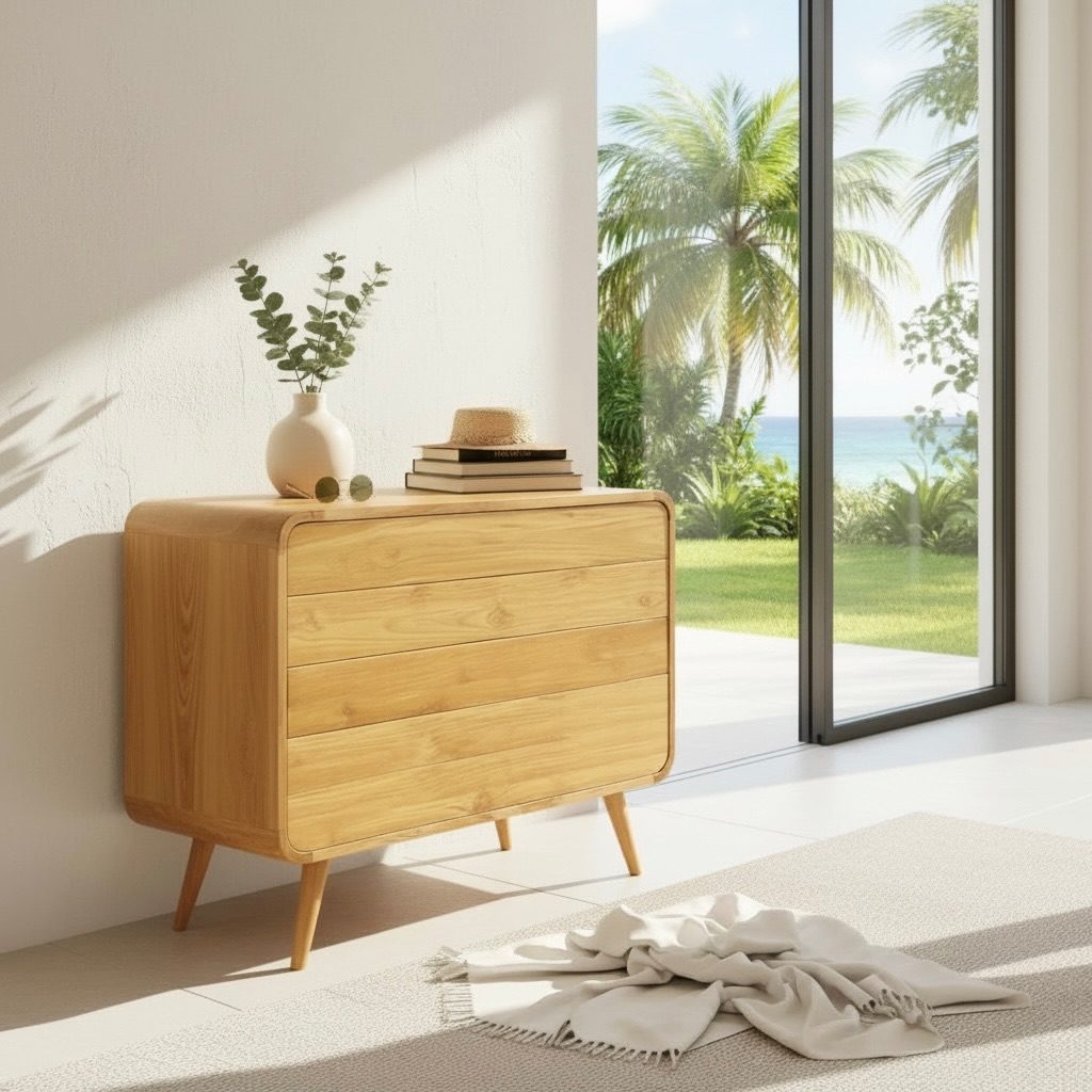 Commode en teck 11 – Décors & Bois Guadeloupe