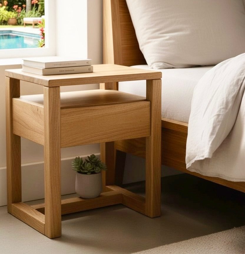 Table de chevet en teck 12 – Décors & Bois Guadeloupe