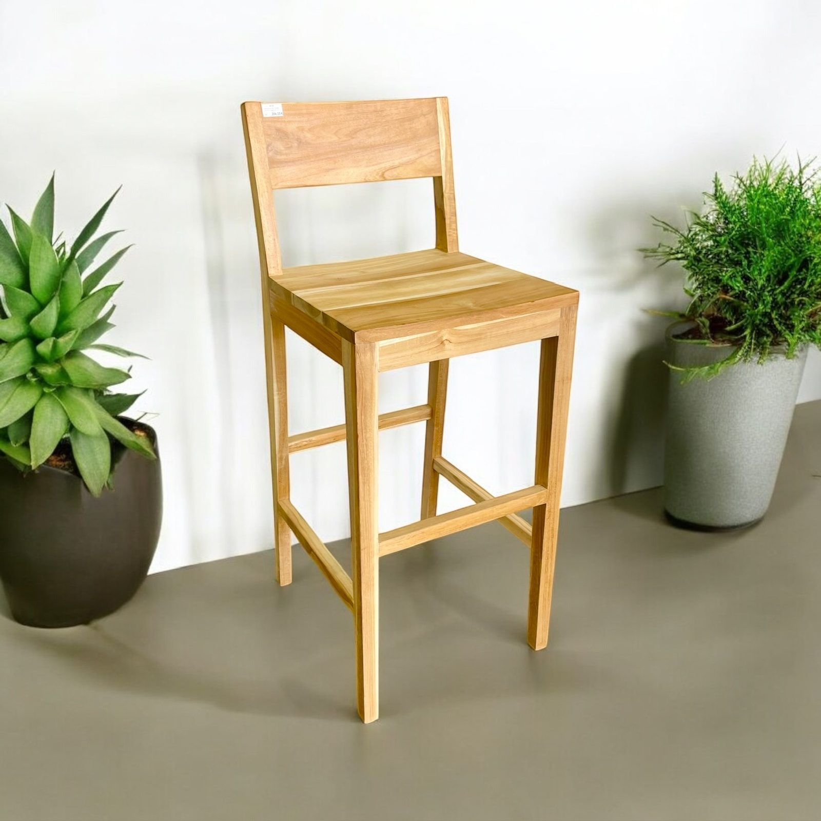 Tabouret en teck 3 – Décors & Bois Guadeloupe