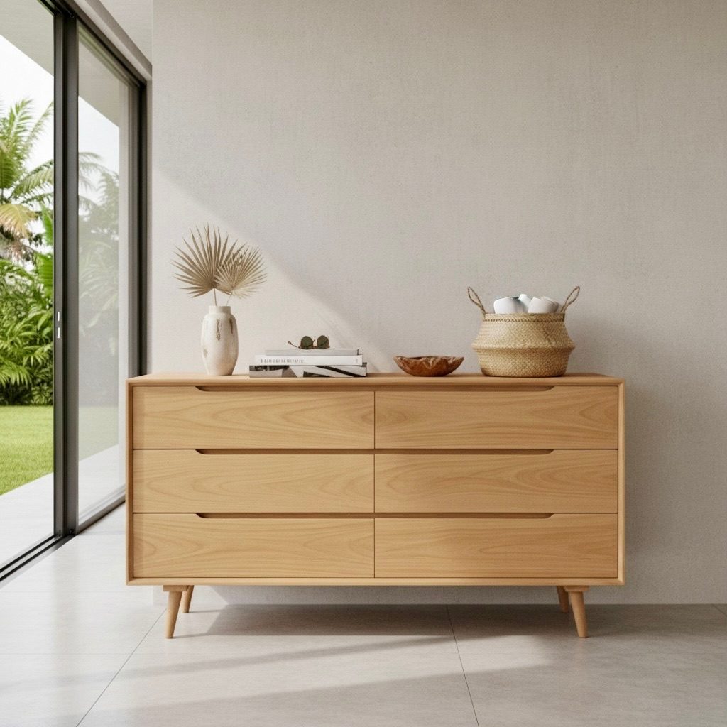 Commode en teck 5 – Décors & Bois Guadeloupe