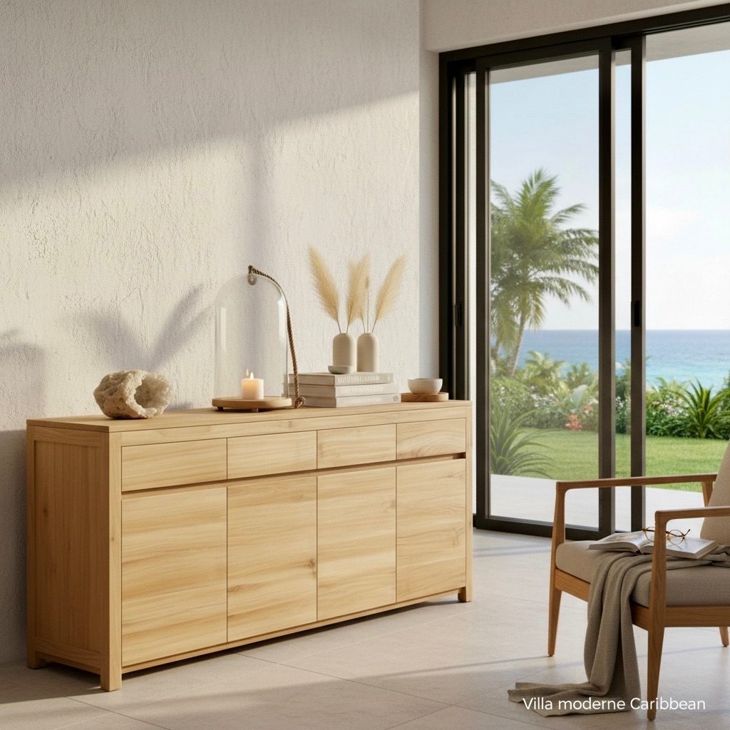 Buffet en teck 16 – Décors & Bois Guadeloupe