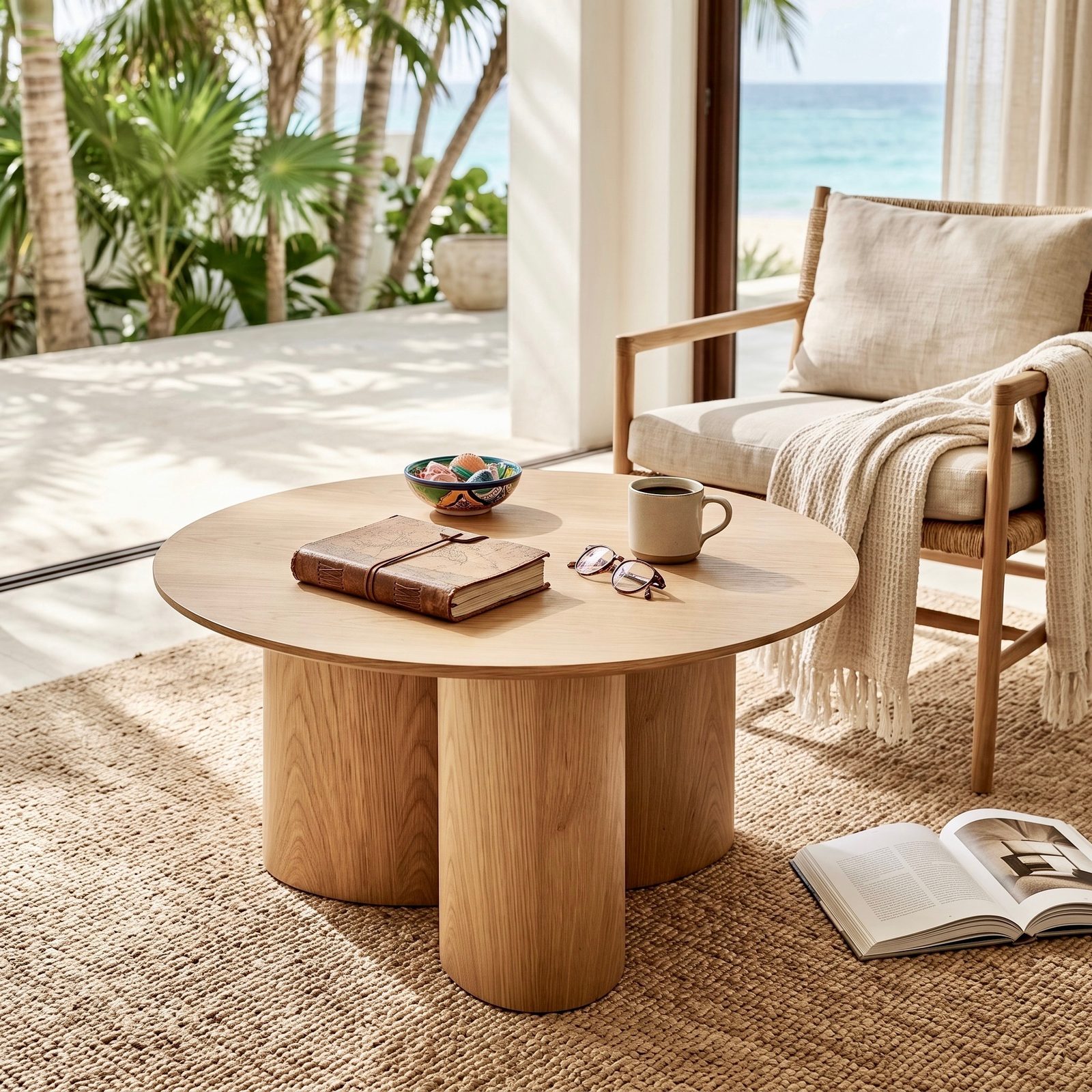 Table basse en teck 29 – Décors & Bois Guadeloupe