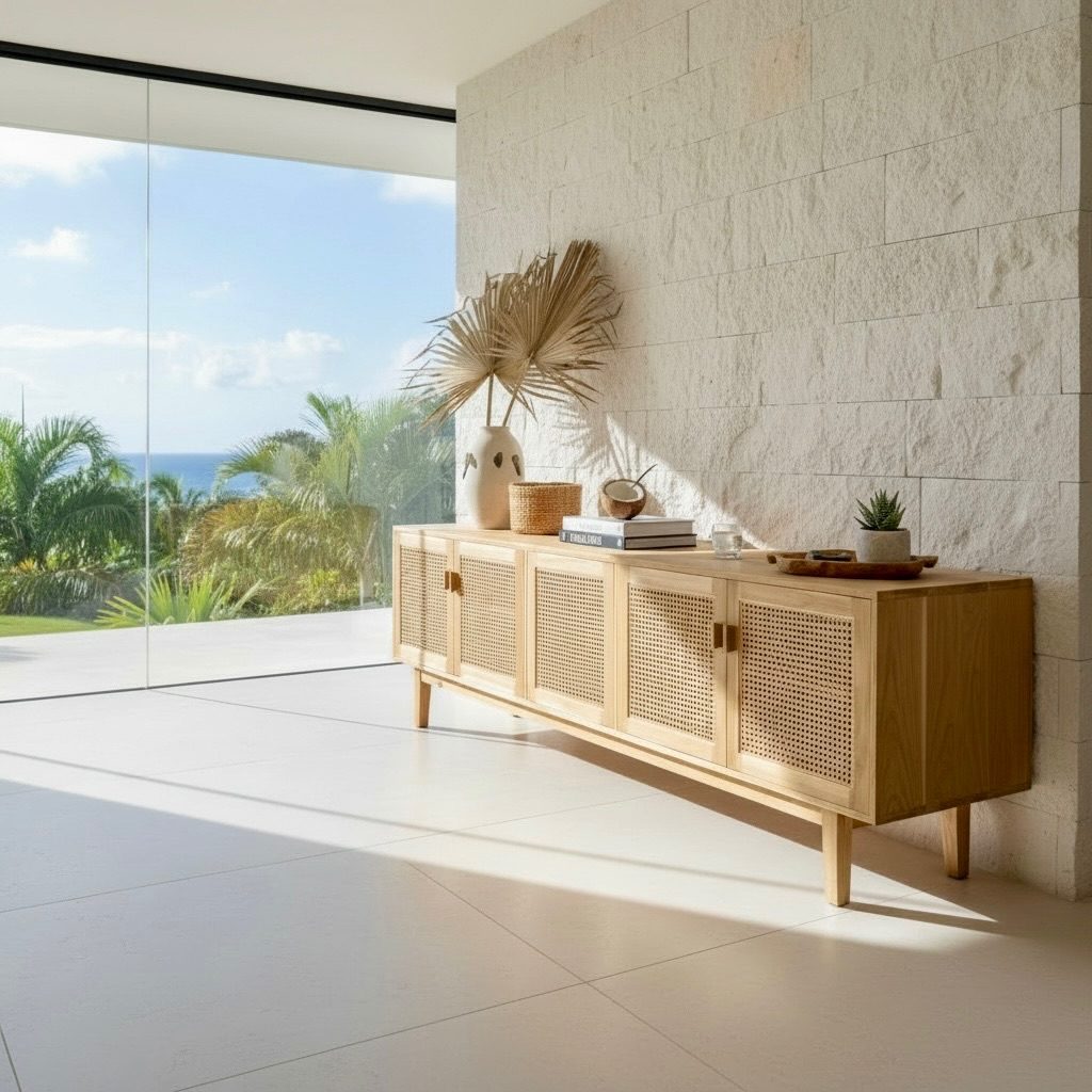 Buffet en teck 1 – Décors & Bois Guadeloupe