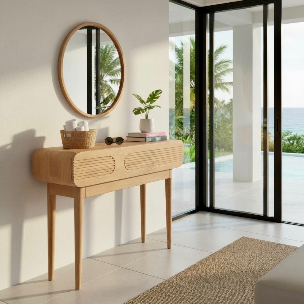 Console en teck 13 – Décors & Bois Guadeloupe