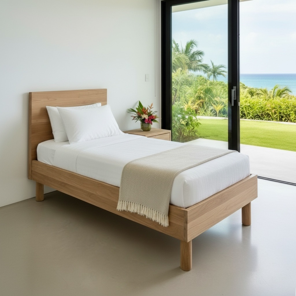 Lit en teck 5 – Décors & Bois Guadeloupe