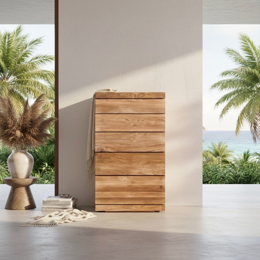 Chiffonnier en teck 13 – Décors & Bois Guadeloupe