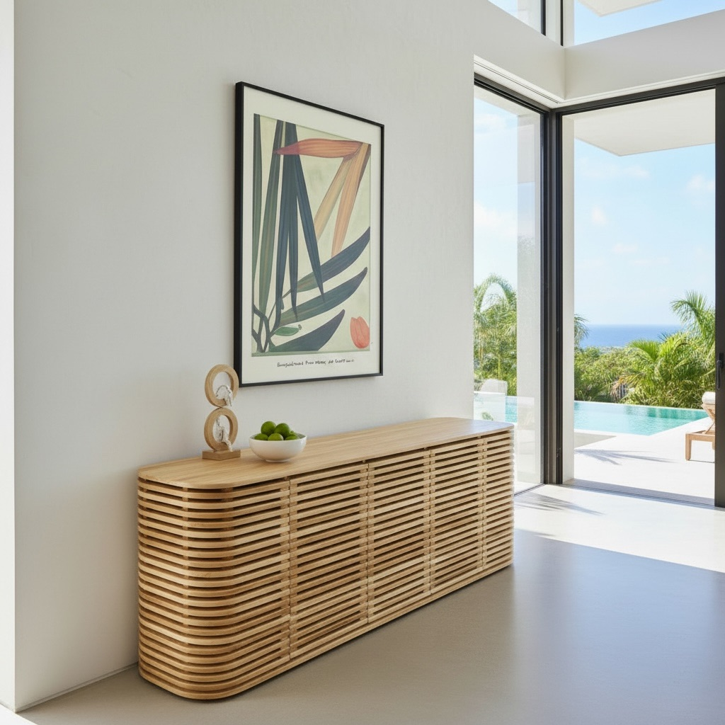 Buffet en teck 15 – Décors & Bois Guadeloupe