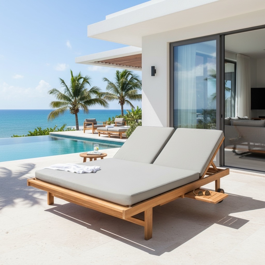 Transat en teck 6 – Décors & Bois Guadeloupe