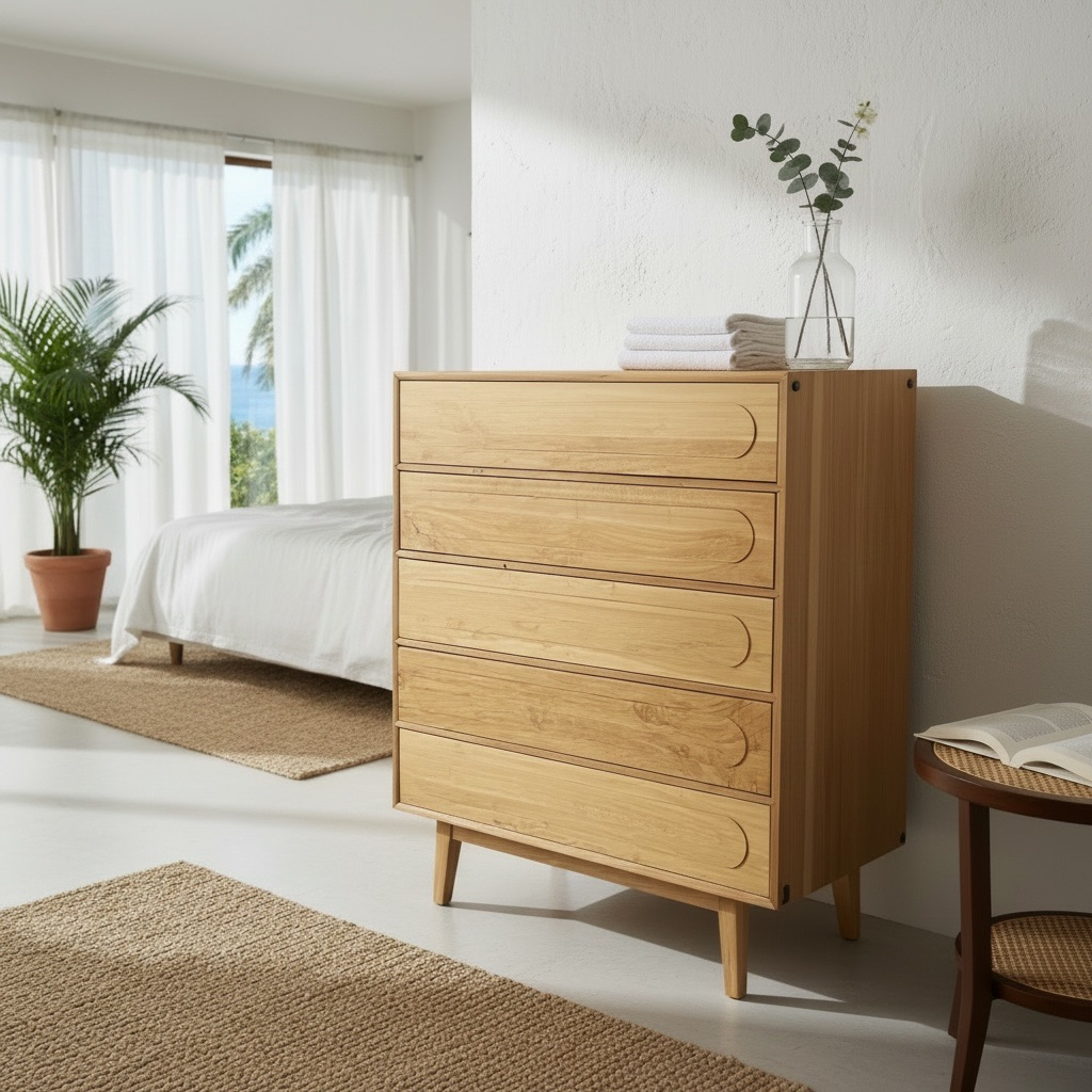 Chiffonnier en teck 3 – Décors & Bois Guadeloupe