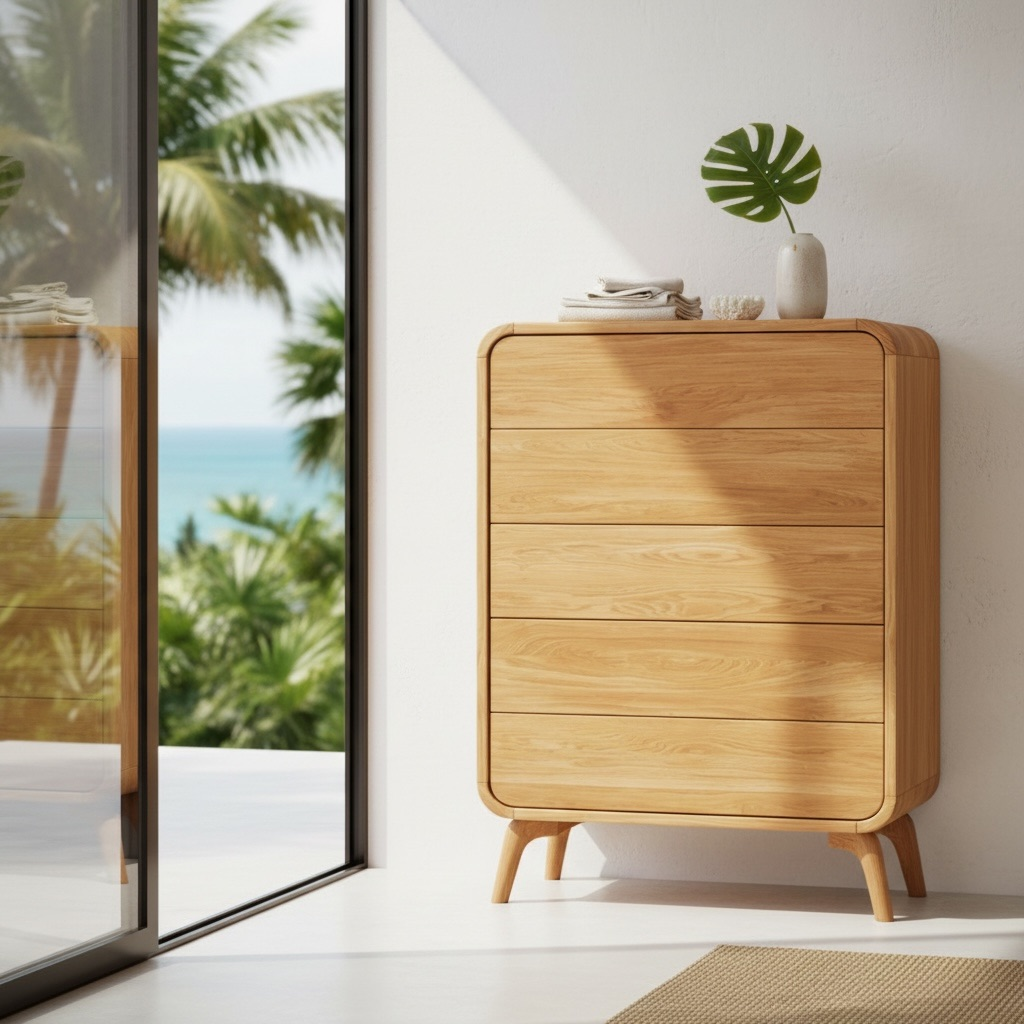 Chiffonnier en teck 10 – Décors & Bois Guadeloupe