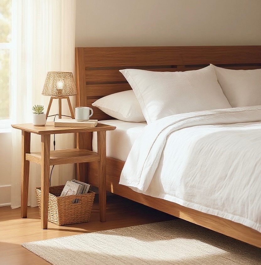 Table de chevet en teck 5 – Décors & Bois Guadeloupe
