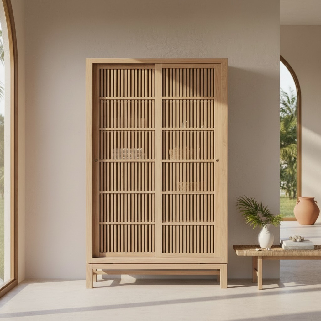 Dressing ou armoire en teck 7 – Décors & Bois Guadeloupe