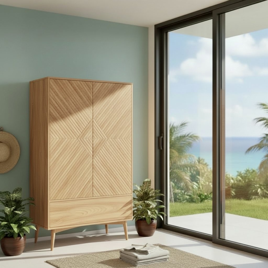 Dressing ou armoire en teck 19 – Décors & Bois Guadeloupe
