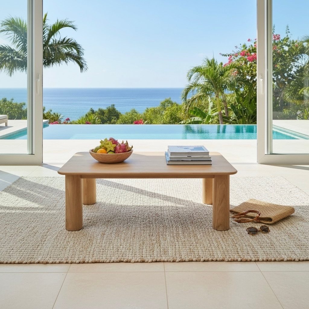 Table basse en teck 7 – Décors & Bois Guadeloupe