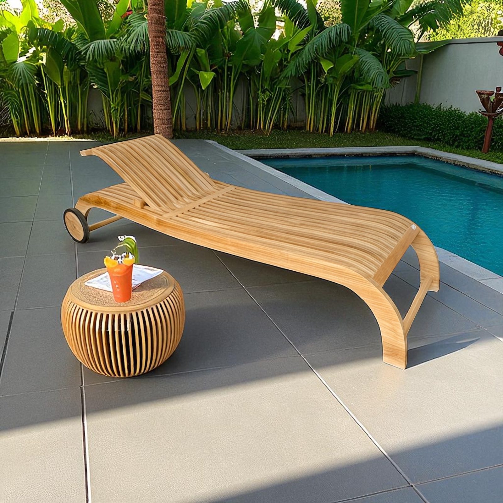 Transat en teck 8 – Décors & Bois Guadeloupe